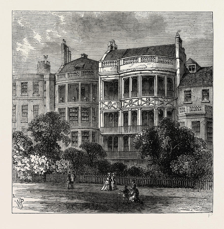 Samuel Rogers House Drawing by Litz Collection