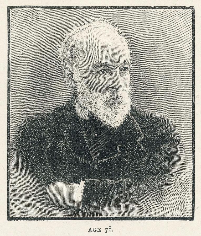Book Drawing - Samuel Smiles  Scottish Author, Best by Mary Evans Picture Library