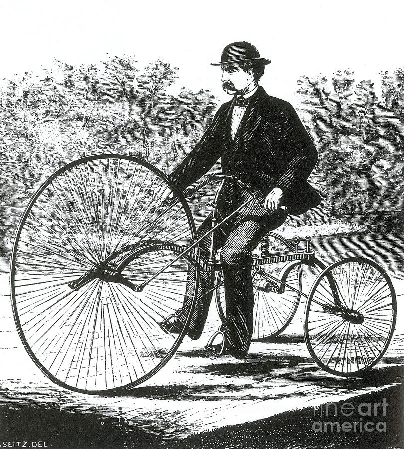 Samuels Patent Hand Crank Velocipede Photograph by Science Source