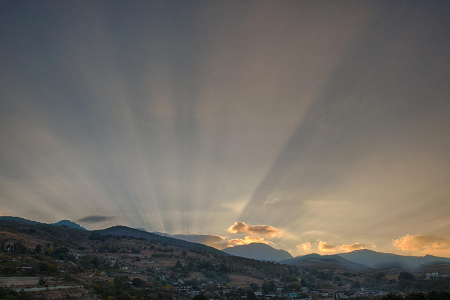 San Agustin Etla Sunrise 2 Photograph by Jurgen Lorenzen