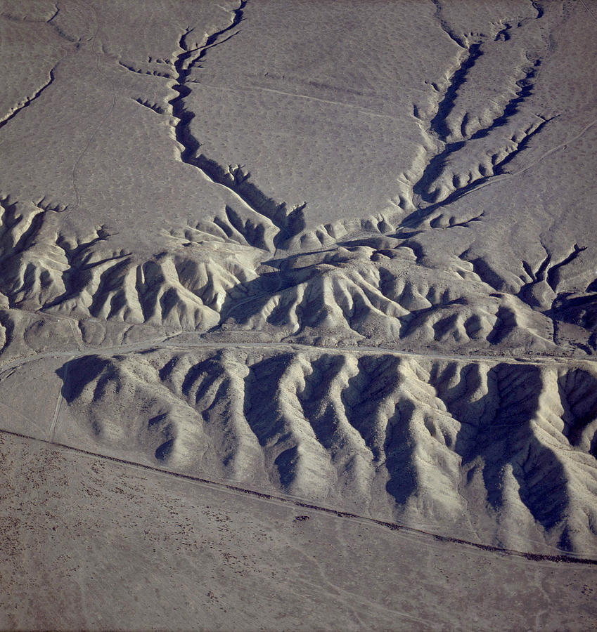 San Andreas Fault Photograph by B. W. Marsh