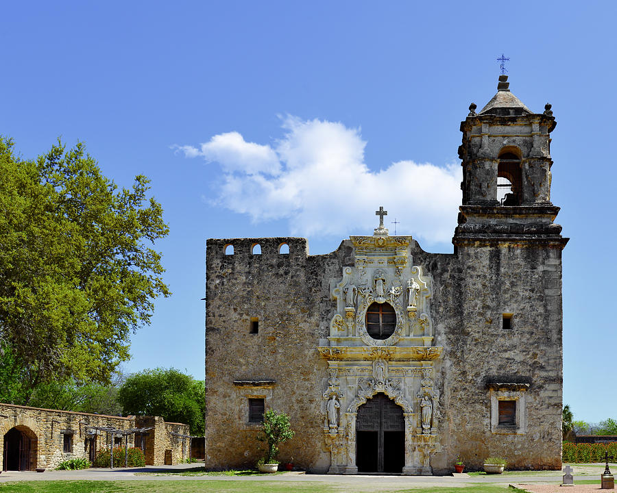 San Antonio Photograph - San Antonio Church Mission San Jose by Alexandra Till