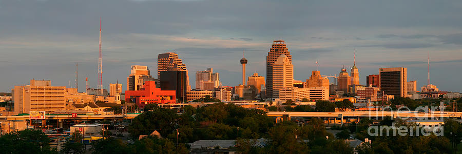 San Antonio - Skyline at Sunset Photograph by Randy Smith - Fine Art ...