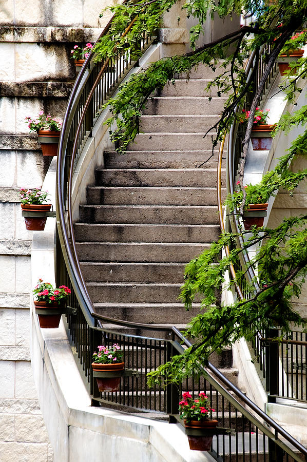 San Antonio Stairs Photograph by Sharon Eisenzopf