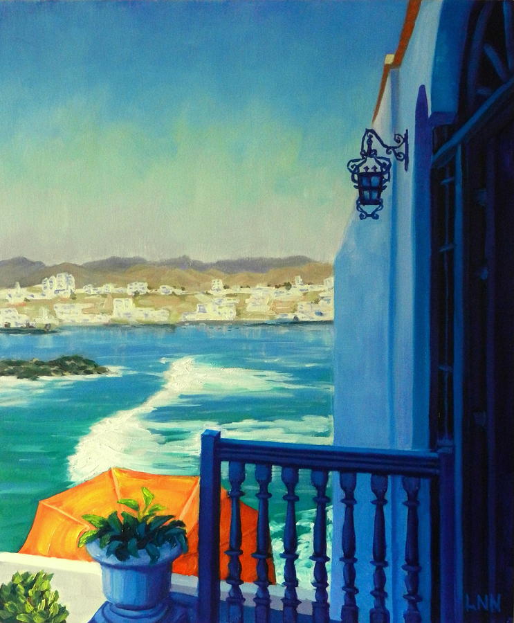 San Bartolo Bay,Peru Impression Painting by Ningning Li