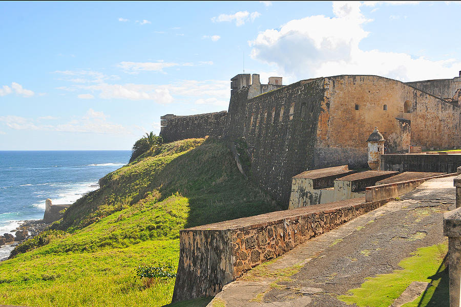 San Christobal Castle Old San Juan Photograph by Alan Lenk