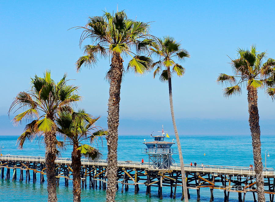 San Clemente Pier Photograph by Suzanne Oesterling