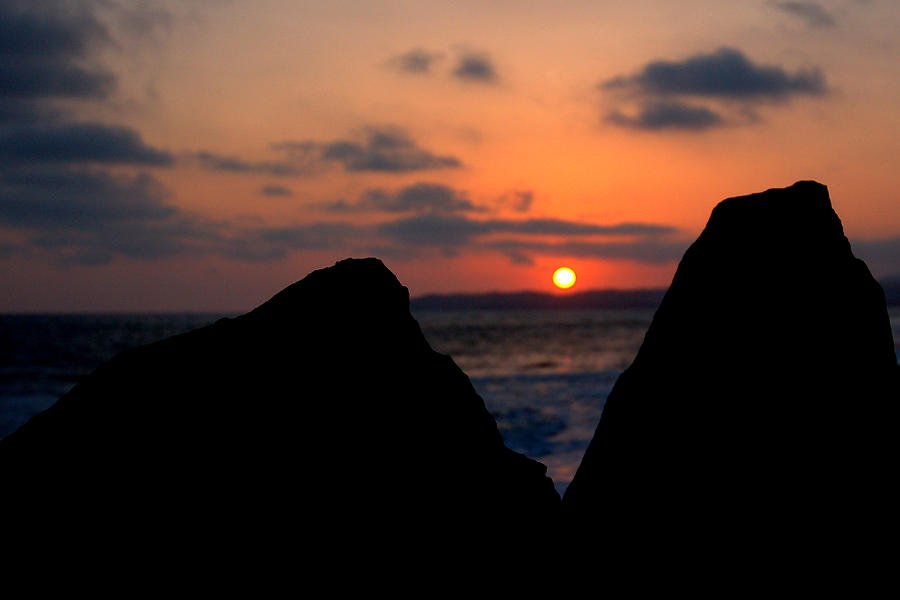 Sunset Photograph - San Clemente Rocks Sunset by Matt Quest