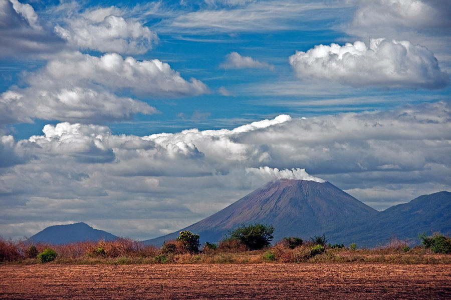 San Cristobal volcano Photograph by Dennis Cox