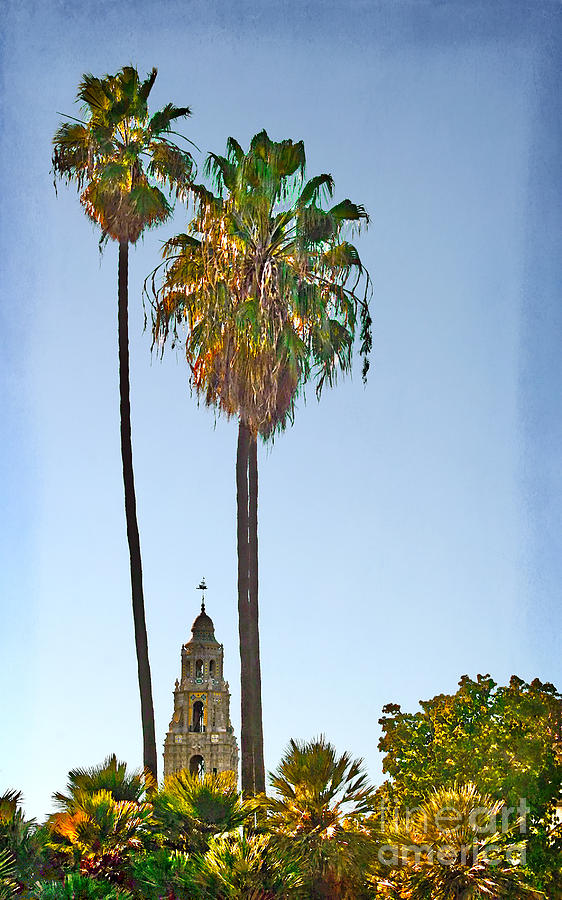 San Diego - California Building Bell Tower Photograph by Gabriele Pomykaj