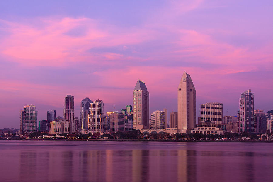 San Diego at Sunset Photograph by Ben Graham