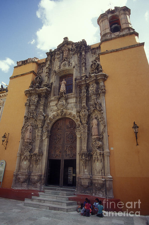 San Diego Church Guanajuato Photograph by John  Mitchell