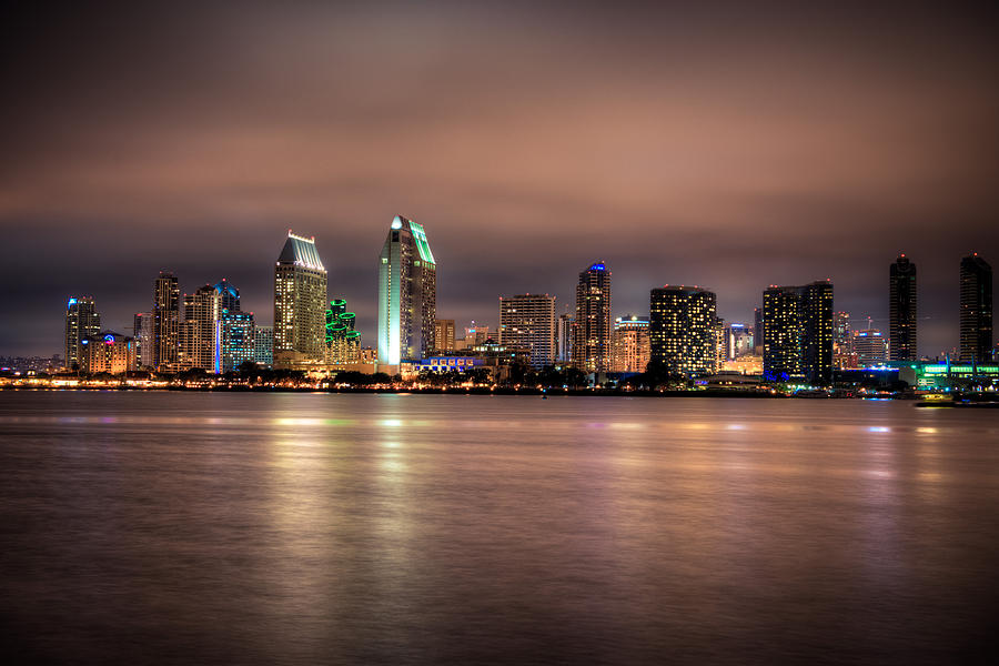 San Diego Photograph - San Diego Cityscape by Justin Osmer