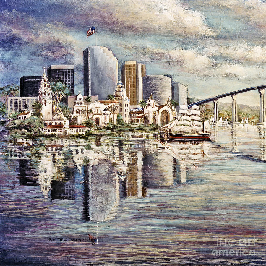 San Diego Heritage Painting by Glenn McNary