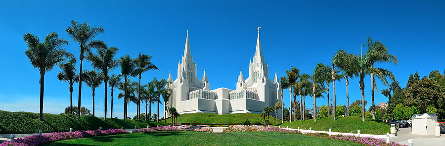 San Diego Mormon Temple Photograph by Songquan Deng