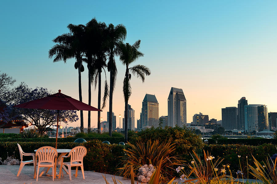 San Diego morning Photograph by Songquan Deng