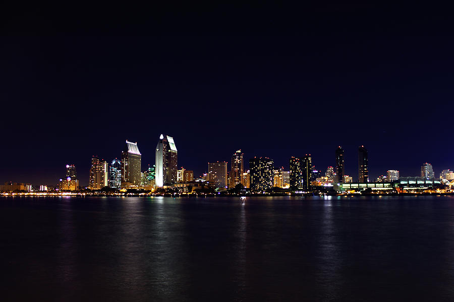 San Diego Night Lights Photograph by Brook Burling