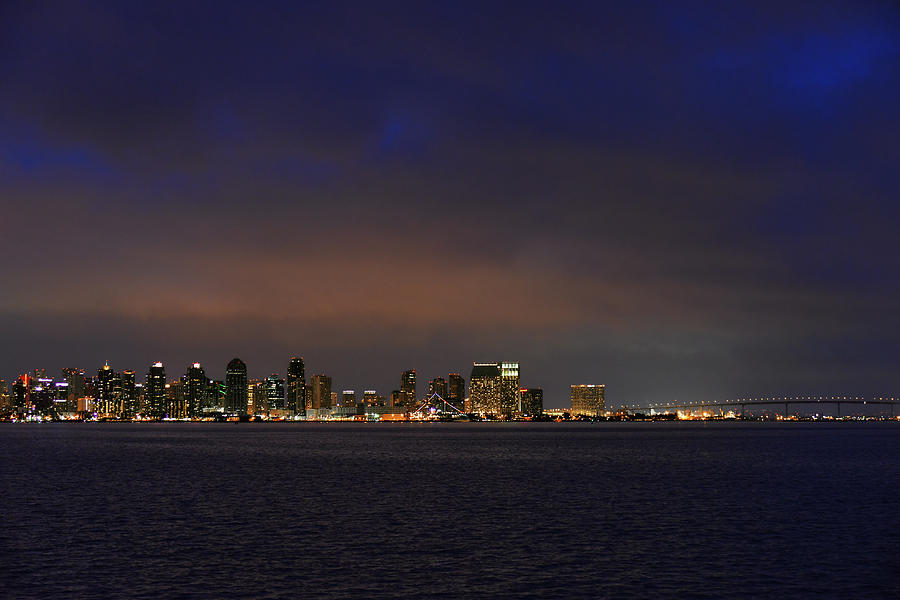 Up Movie Photograph - San Diego Night Sky by Alexandra Till