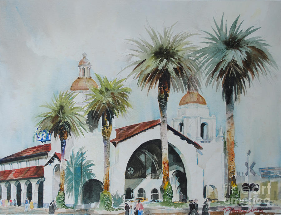 San Diego Painting by P Anthony Visco