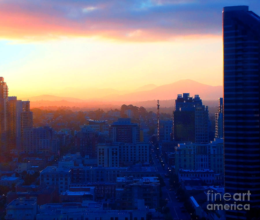 San Diego Skyline 2 Photograph by Cedric Hampton