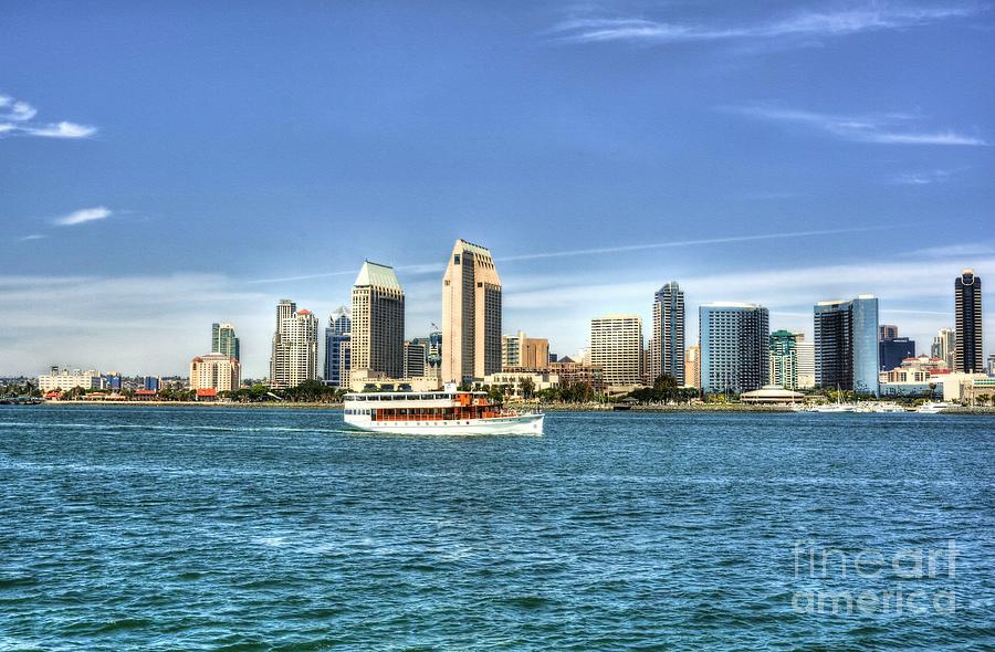 San Diego Skyline 2 Photograph by Mel Steinhauer