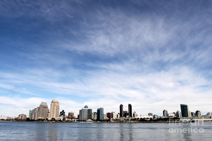 San Diego Skyline Photograph by Henrik Lehnerer