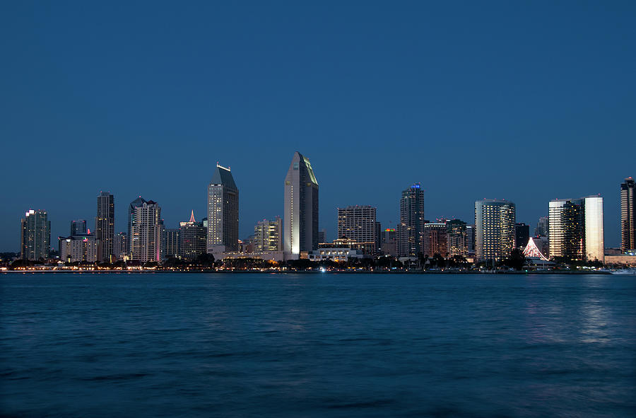 San Diego Skyline Photograph by Mitch Diamond