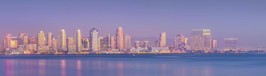 San Diego Skyline Panorama Photograph by Enzo Figueres San Diego Skyline Panorama Photograph by Enzo Figueres