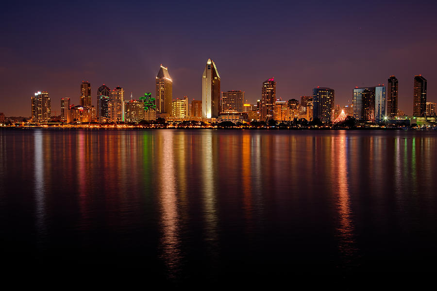 San Diego Skyline Photograph by Peter Tellone