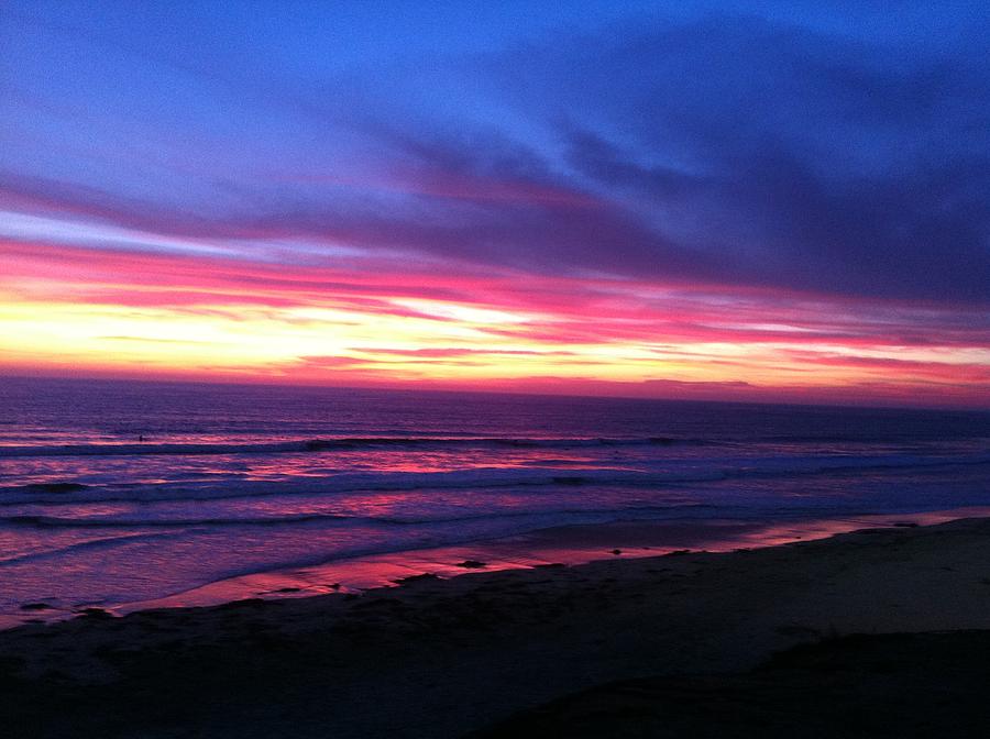 San Diego Sunset Unedited Photograph by Angela Bushman