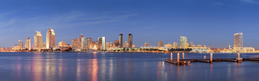 San Diego View From Coronado Photograph by Enzo Figueres