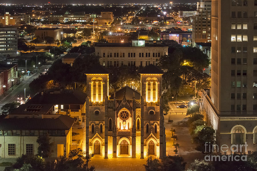 San Antonio Photograph - San Fernando Cathedral by Bob Phillips