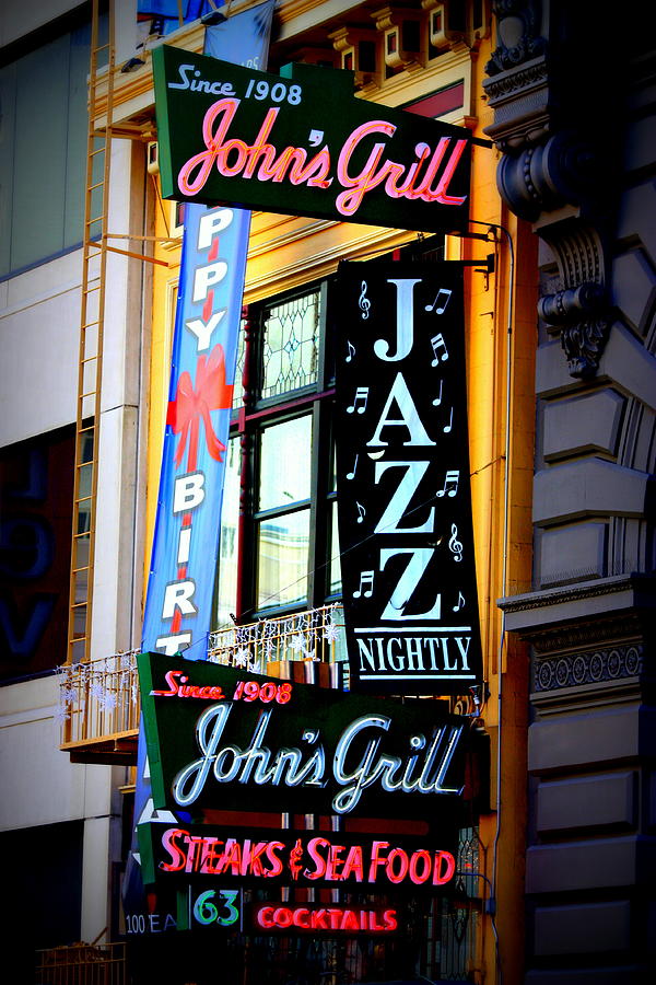 San Francisco Photograph - San Fran Jazz Club by Bill Keiran