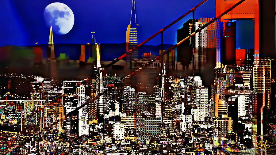 San Francisco 1 Digital Art by Lynda Payton