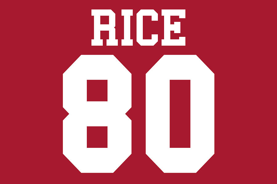 Jerry Rice San Francisco 49ers Watercolor Strokes Pixel Art 150