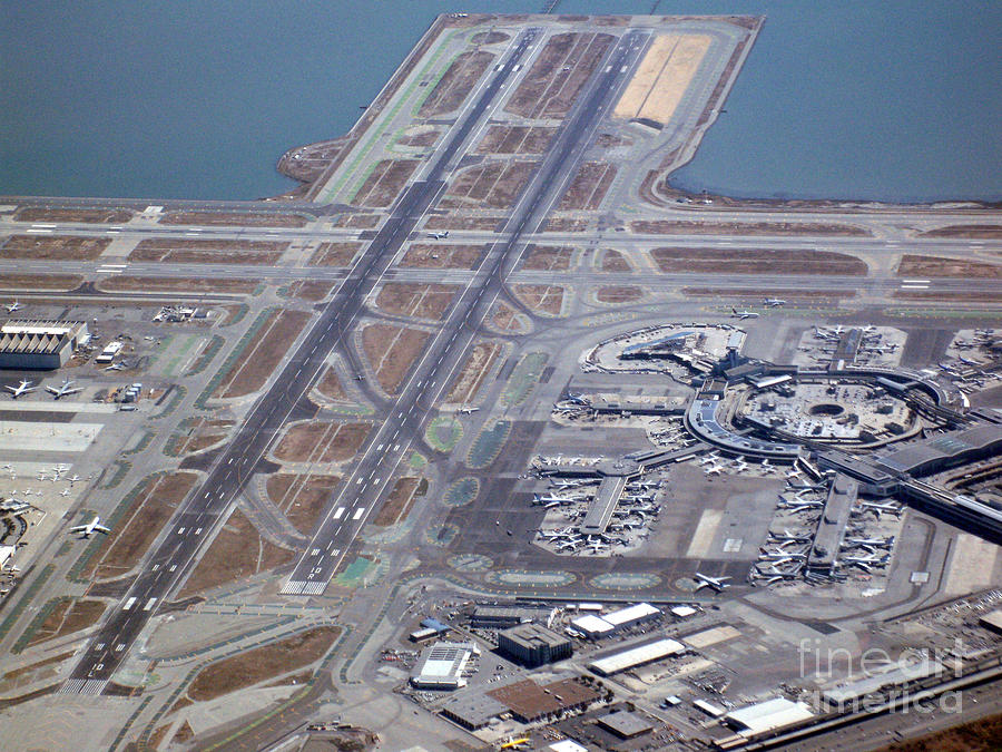 San Francisco Airport Photograph by Rod Jones