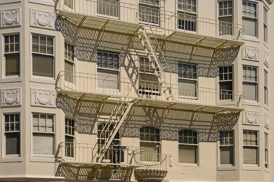 San Francisco Apartments Photograph by Mark Llewellyn
