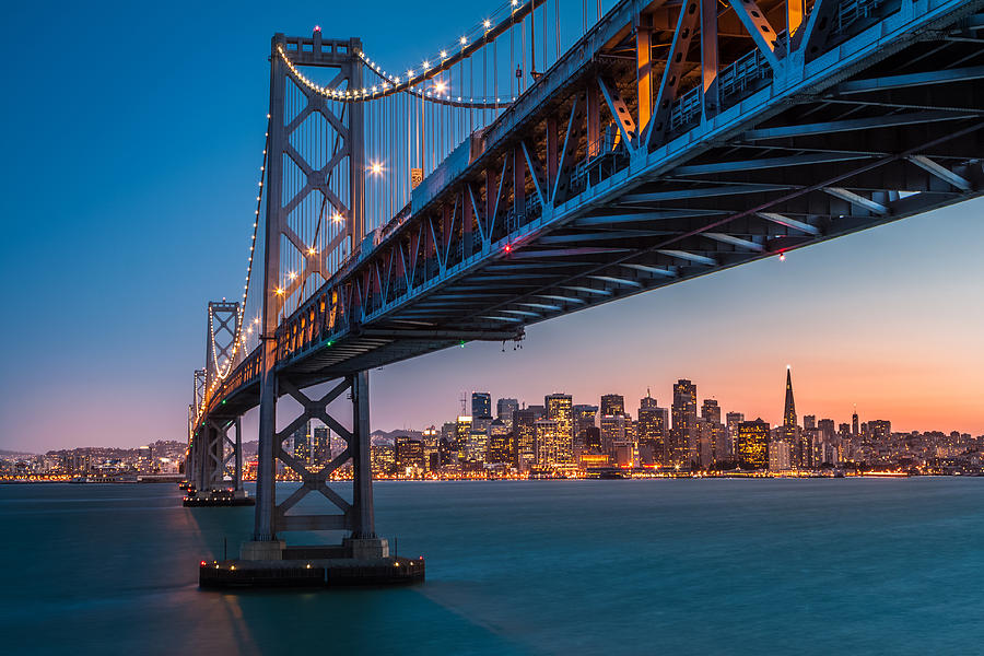 San Francisco Bay Bridge Photograph by Mihai Andritoiu