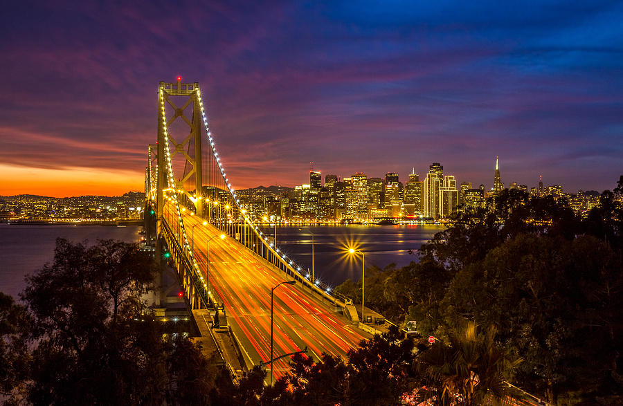 San Francisco Bay Bridge no2 Photograph by Pierre Leclerc Photography