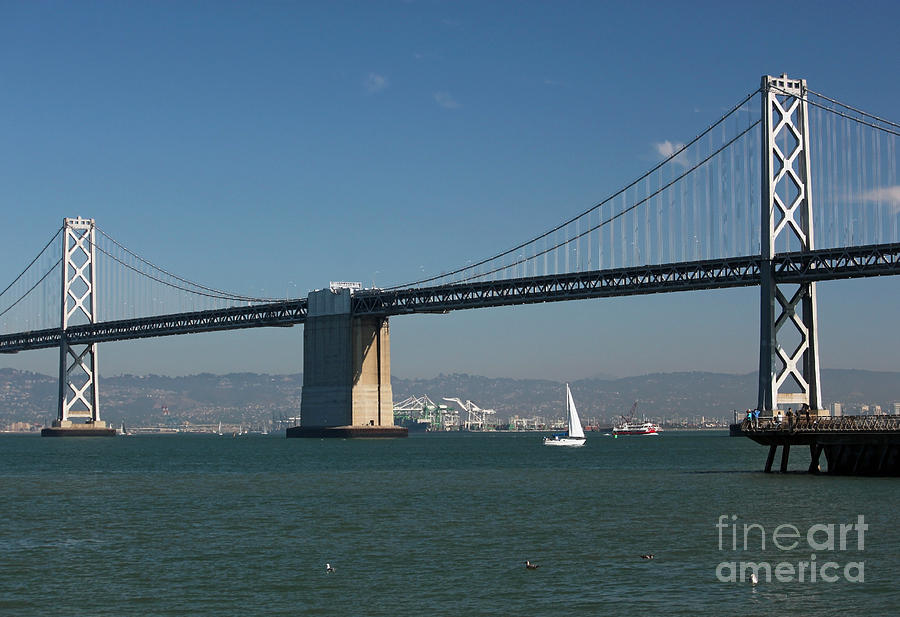 San Francisco Bay Bridge West Span VII Photograph by Suzanne Gaff