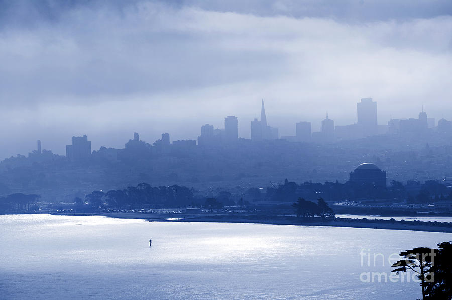 San Francisco Blue Photograph by Brenda Kean