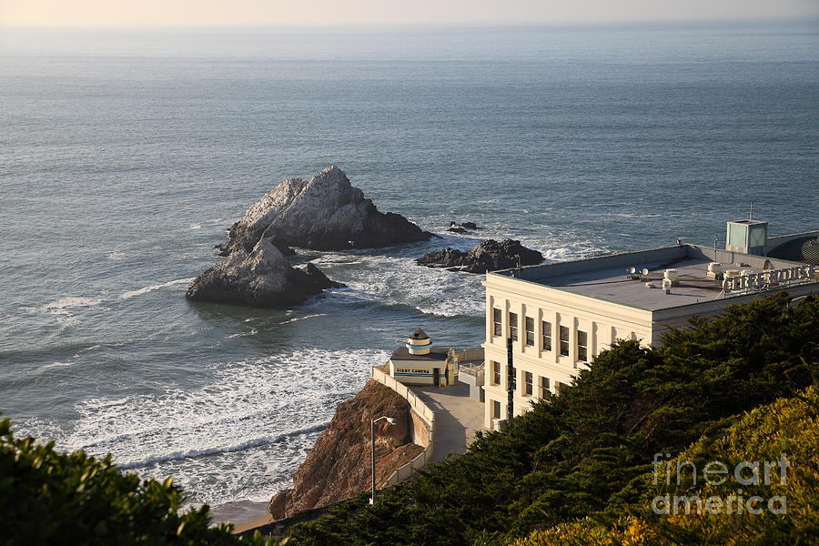 San Francisco California Cliff House Restaurant at Ocean Beach 5D27218 Photograph by Wingsdomain Art and Photography