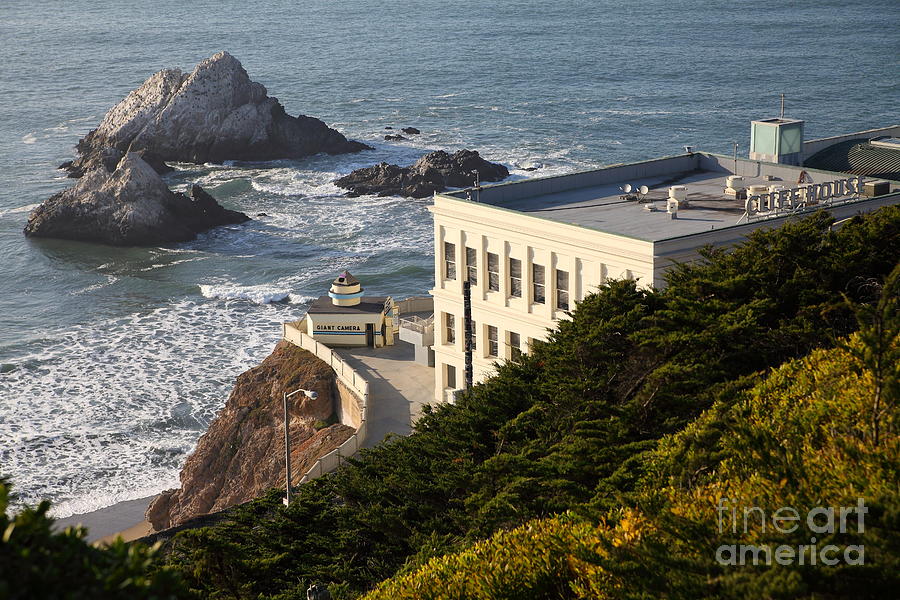 San Francisco California Cliff House Restaurant at Ocean Beach 5D27220 Photograph by Wingsdomain Art and Photography