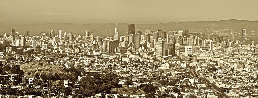 San Francisco Cityscape from Twin Peaks Photograph by SC Heffner