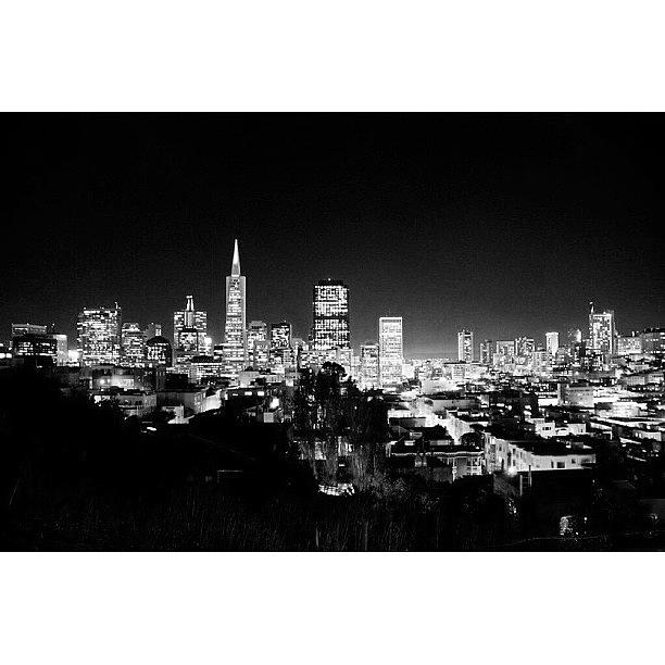 Architecture Photograph - San Francisco Cityscape In Black & White by Paul Martin
