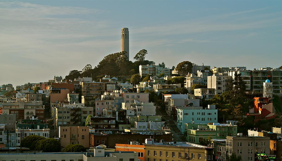 San Francisco Coit Tower at Sunset Photograph by Michele Myers