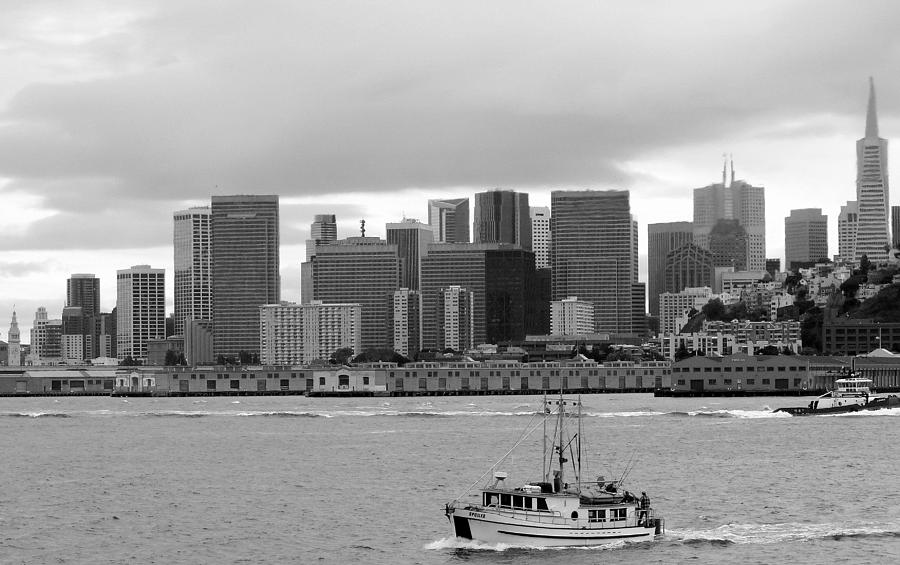 San Francisco Fishing Boat Downtown Photograph by Jeff Lowe