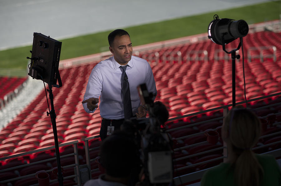 San Francisco Forty Niners Ltd. Team President Paraag Marathe Interview And Tour Of The New Levis Stadium Ahead Of Football Season Photograph by Bloomberg