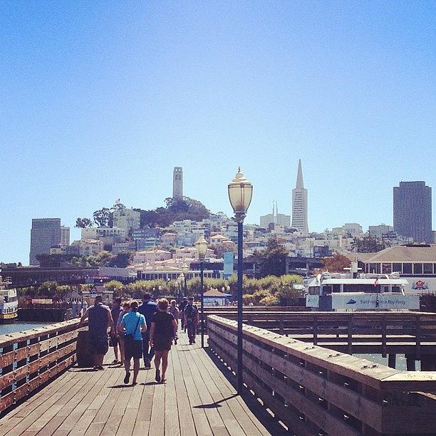 San Francisco From Fishermans Wharf :) Photograph by Hillary Weiss