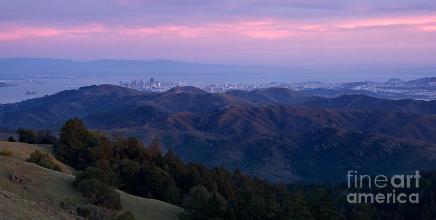 San Francisco from Mount Tam Photograph by Matt Tilghman